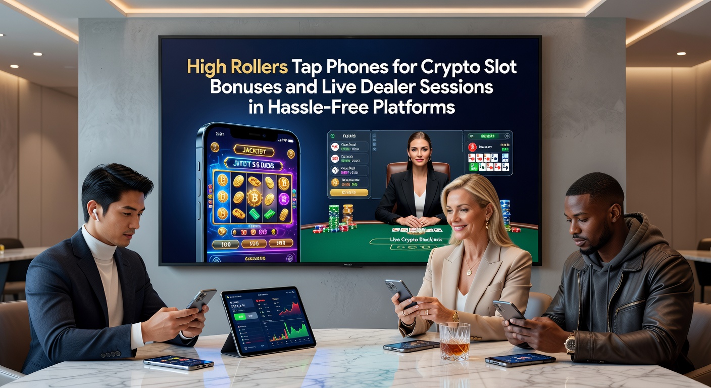Crypto wallet interface showing slot bonuses credited after phone deposit, with live dealer roulette wheel spinning in background