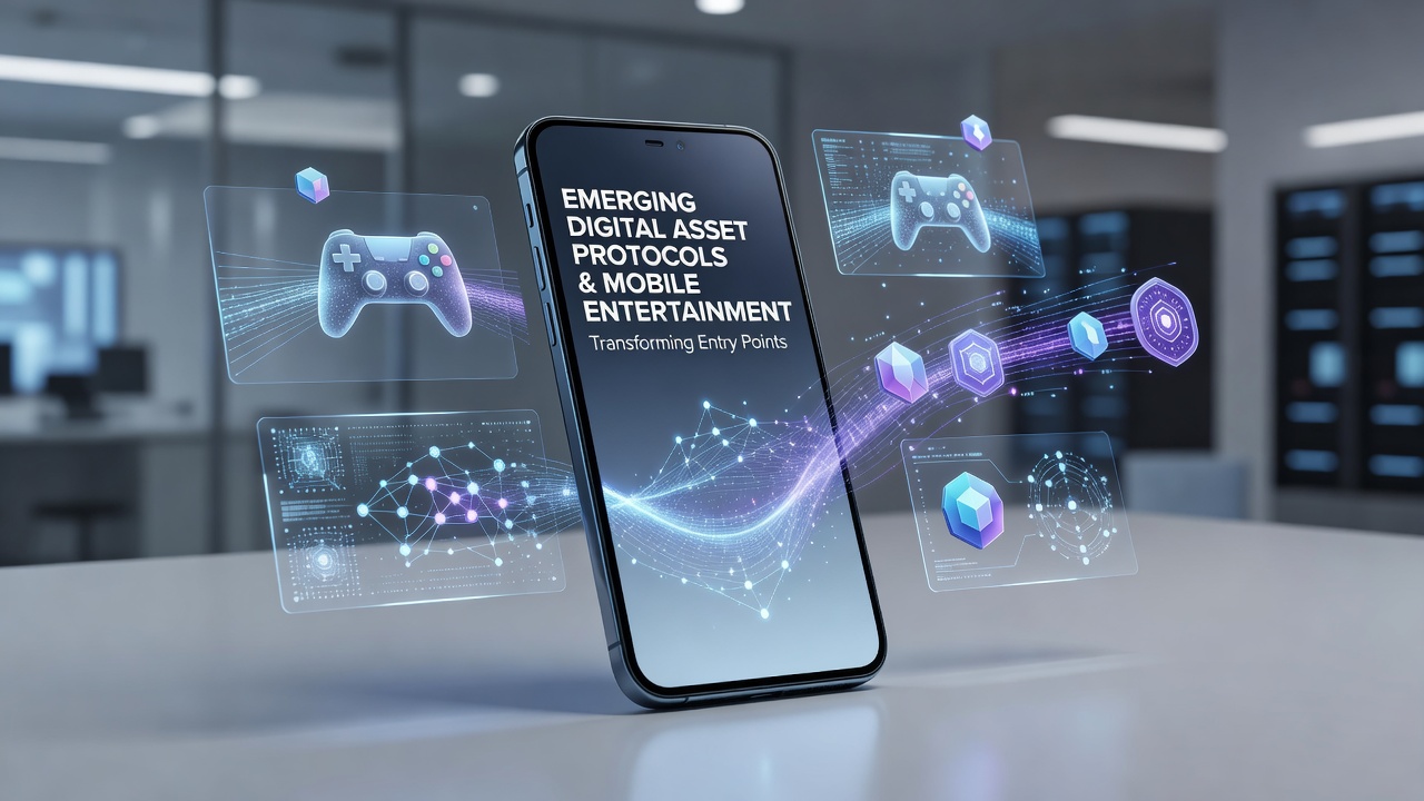 Mobile devices accessing entertainment platforms through emerging digital protocols in exempt areas