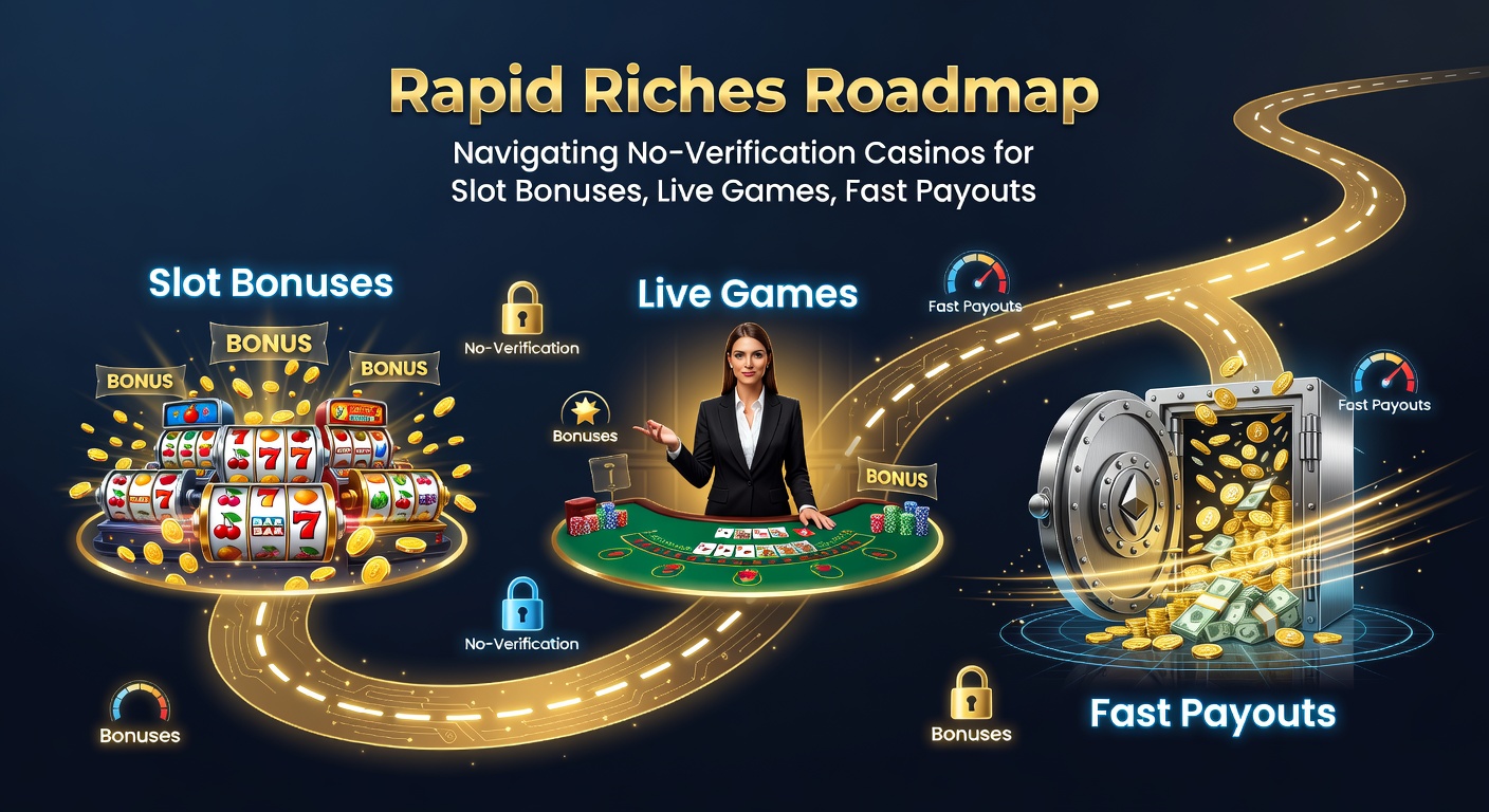 Mobile screen capturing a no-KYC casino dashboard with slot bonuses, live dealer stream, crypto payout button, and fast-loading games